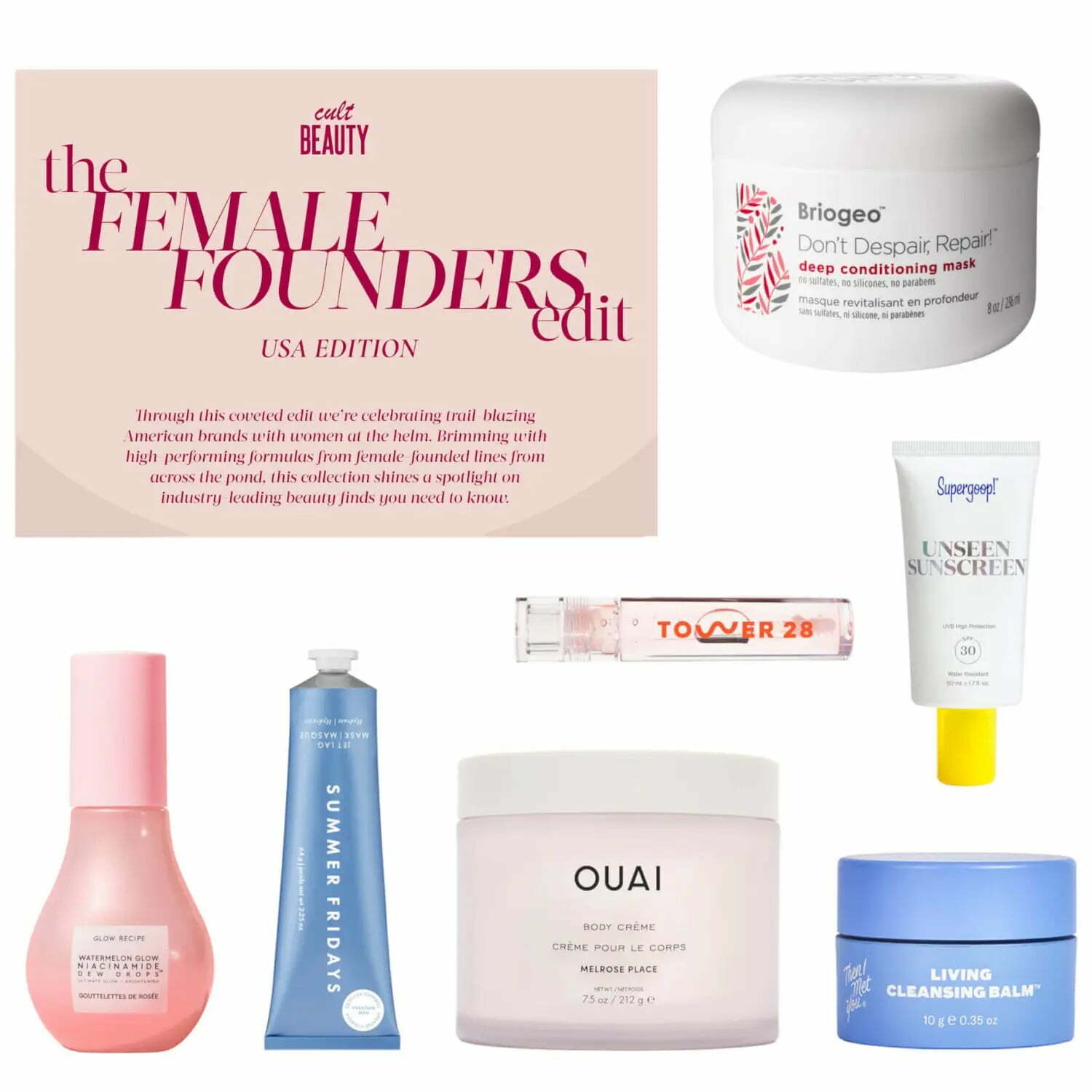 20% off the Cult Beauty The Female Founders Edit: USA Edition