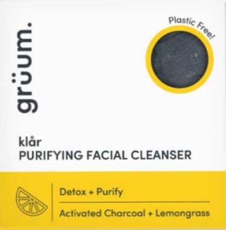 Gruum Purifying Charcoal Cleansing Bar