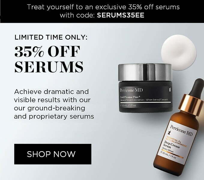 35% off serums at Perricone MD