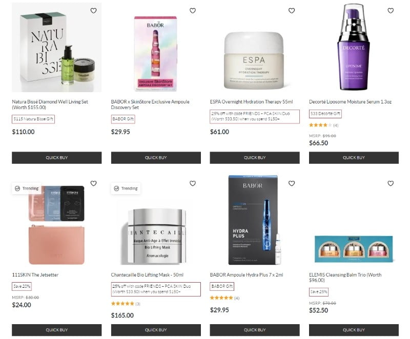 Save 35% on select products at Skinstore