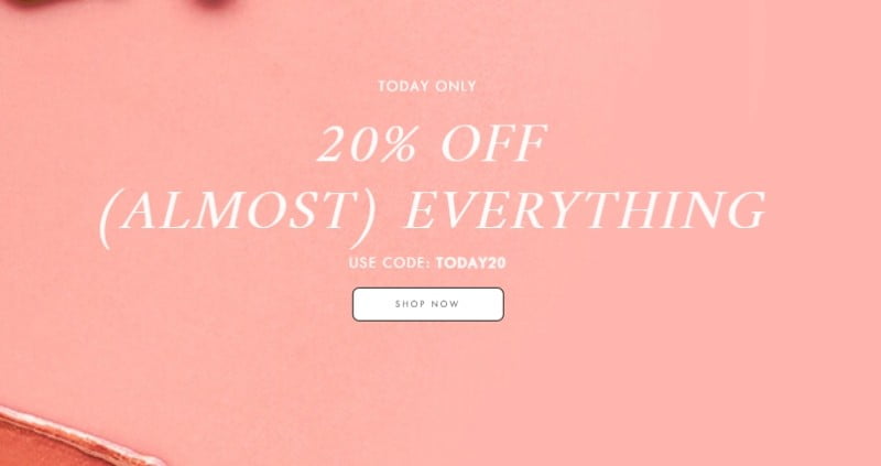 £20 off when you spend £100 at Space NK