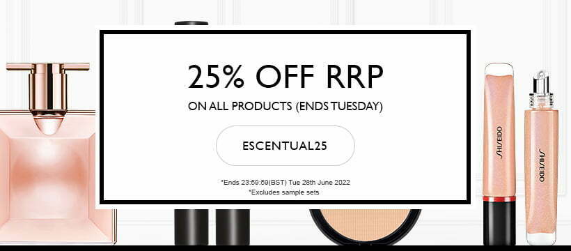 25% off RRP on all products at Escentual