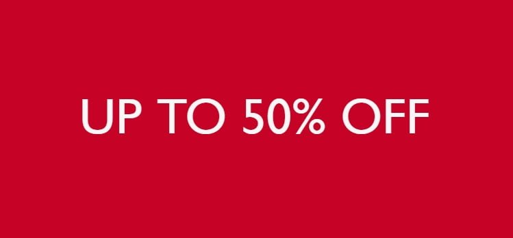 Up to 50% sale at Jown Lewis