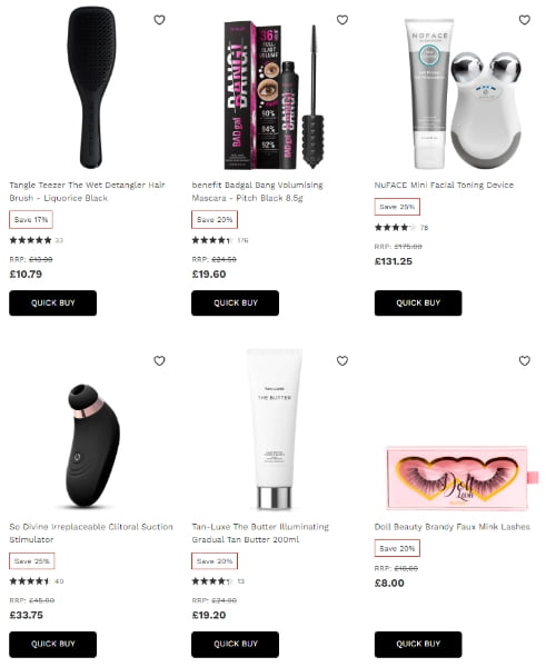 Extra 15% off over 50 brand with at Lookfantstic