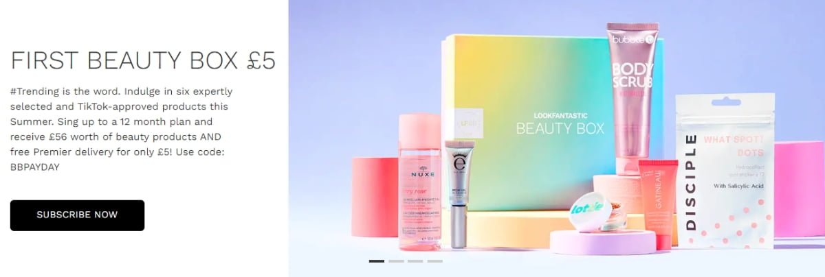 Lookfantastic Beauty Box Discount Codes