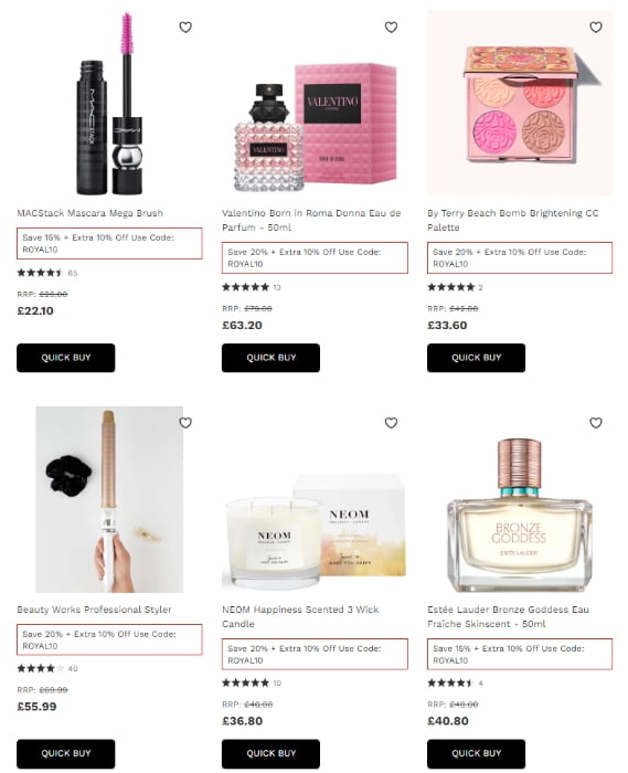 Sale at Lookfantastic: up to 40% off selected products