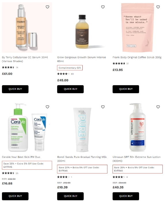 Save 30% on selected products at Lookfantastic