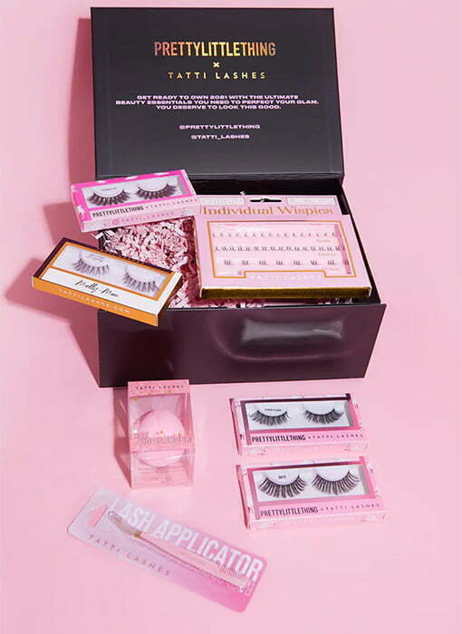 PRETTYLITTLETHING X Tatti Lashes The Ultimate Best Sellers Beauty Box
