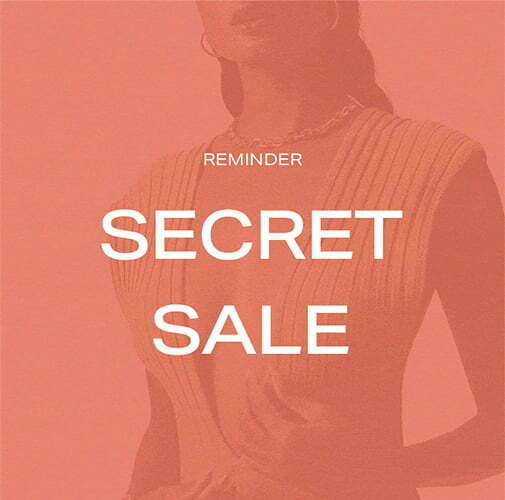 Secret sale at Revolve