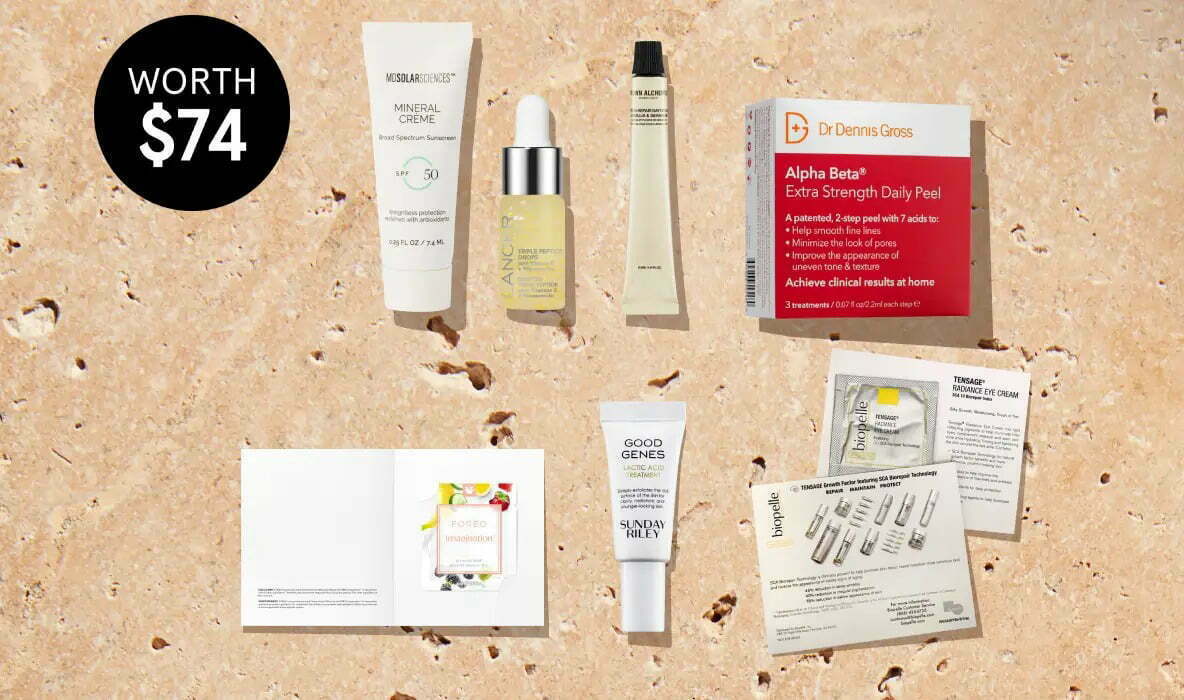 Dermstore 9-piece Beauty Bag July 2022