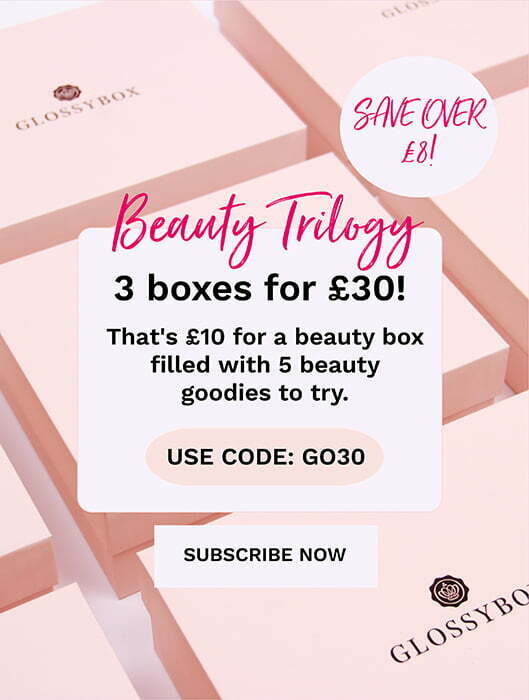3 Glossybox Beauty Boxes for £30
