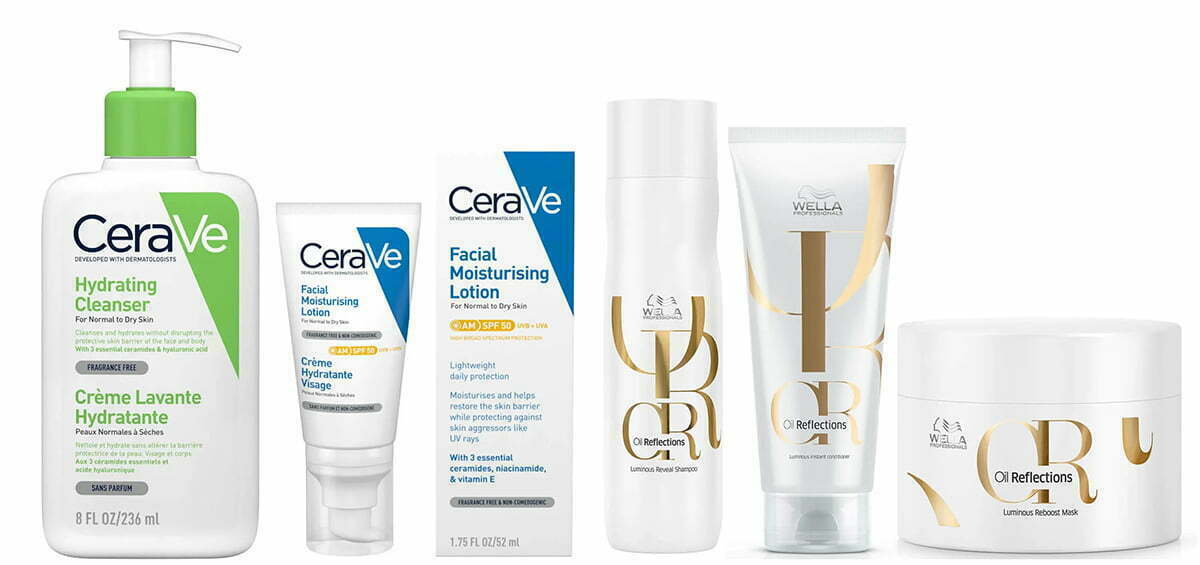 Save 25% off and get an additional 10% off the CeraVe Cleanse and Moisturise Bundle
