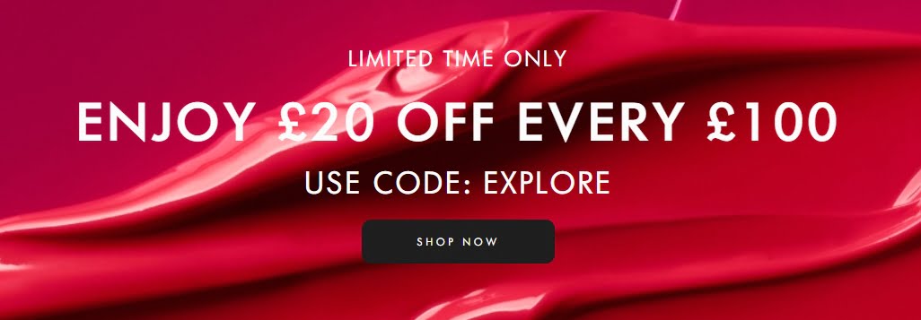 Enjoy £20 off every £100 at Space NK