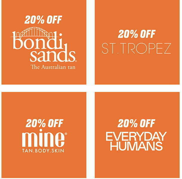20% off selected tanning products at BEAUTY BAY