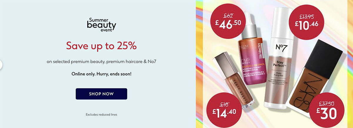 Offers at Boots