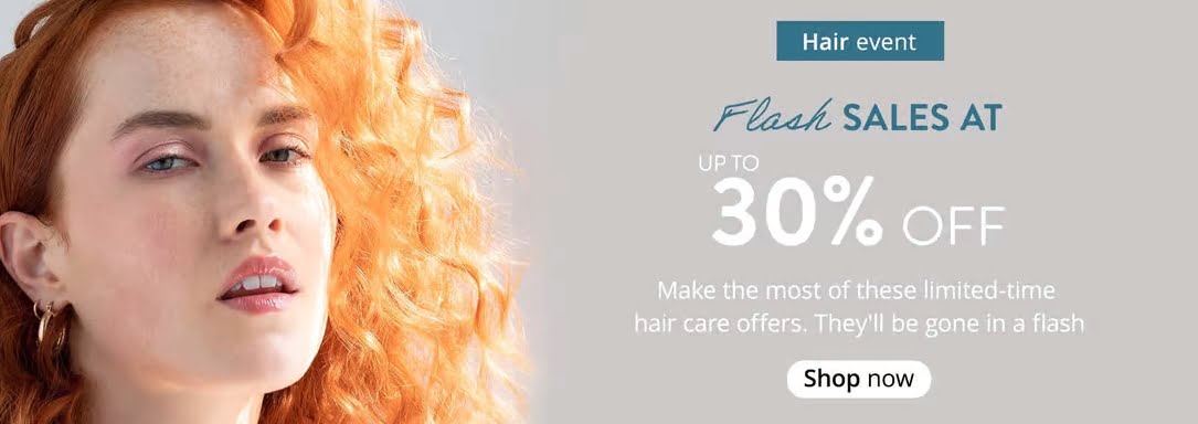 Up to 30% off selected Haircare at Feelunique