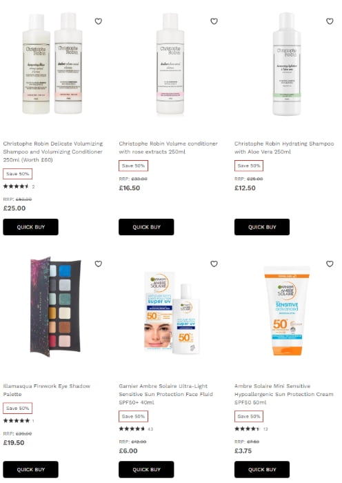 Offers at Lookfantastic