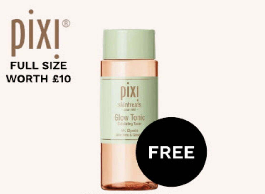 FREE Pixi Glow Tonic Worth £10