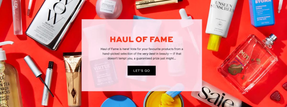 Haul of Fame at Cult Beauty