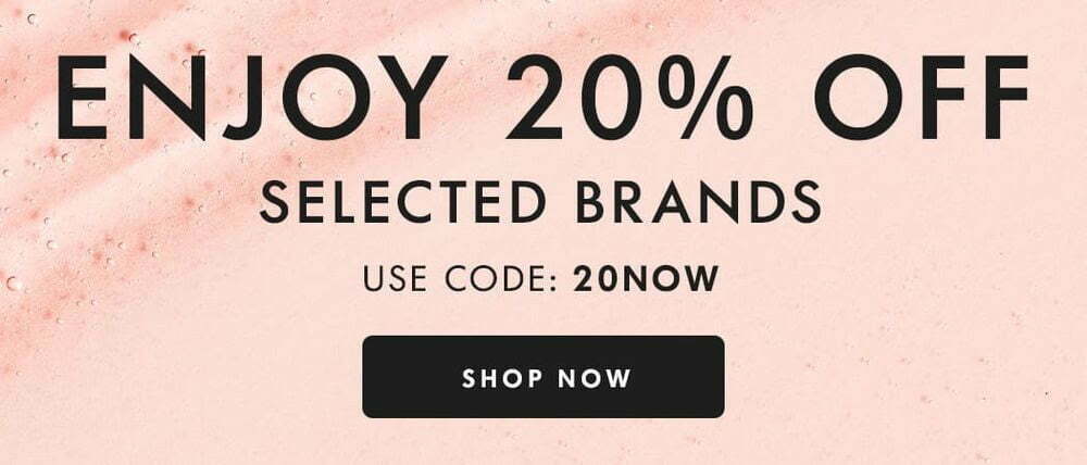 20% off selected brands at Space NK