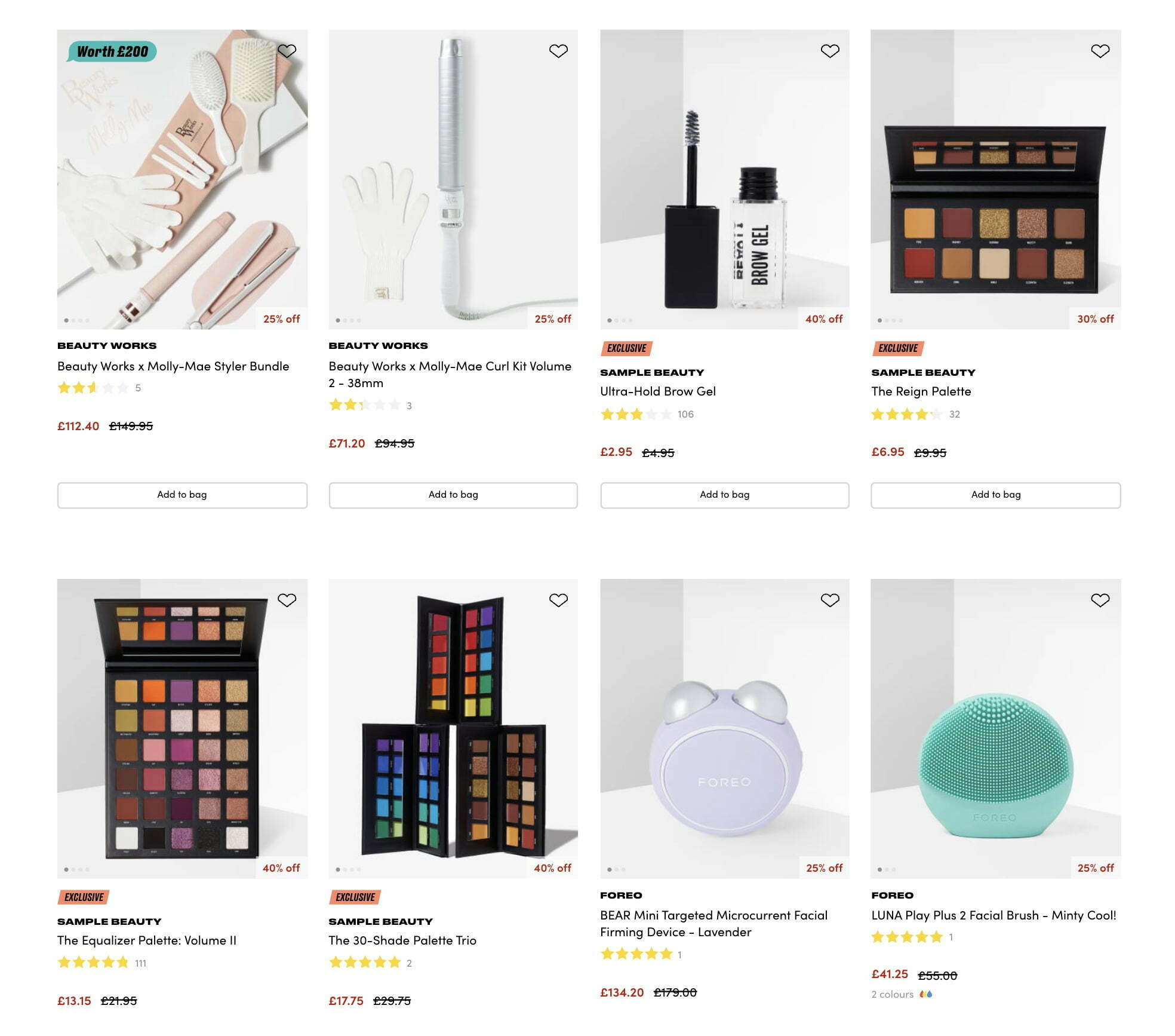 Up to 50% off your beauty must-haves at BeautyBay.