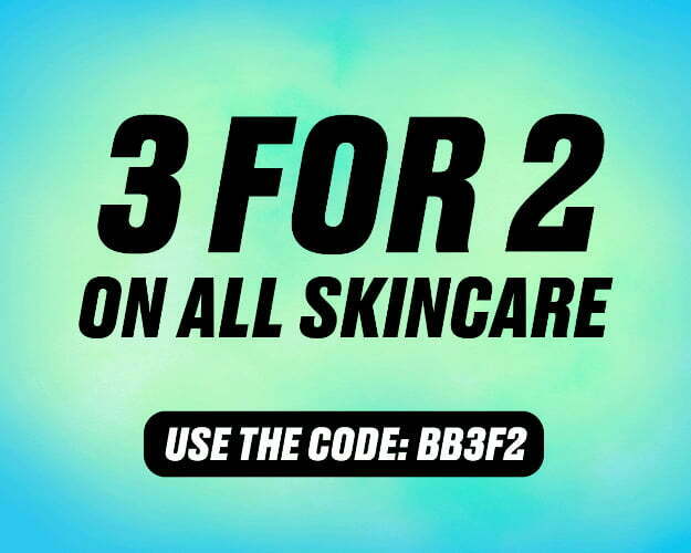 3 for 2 on skincare by BEAUTYBAY