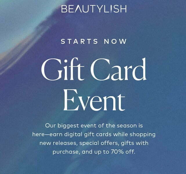 Beautylish Gift Card Event