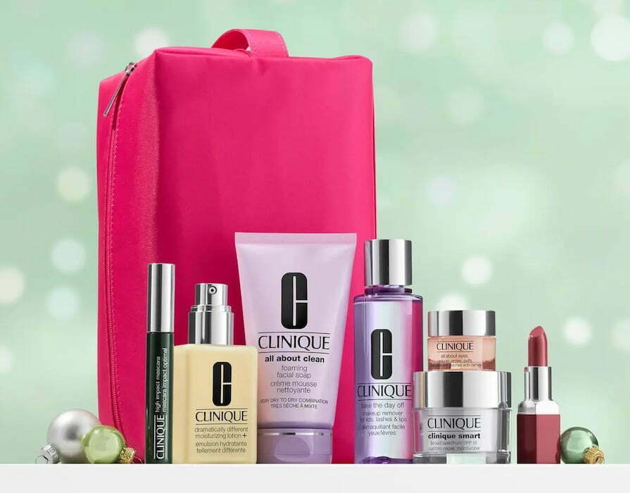 Clinique Best of Clinique Skincare and Makeup Gift Set 2022