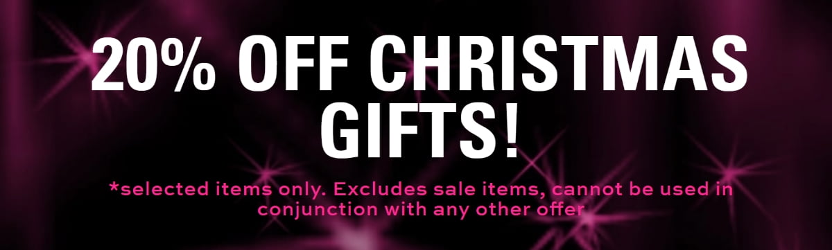 20% off Christmas gifts at Revolution
