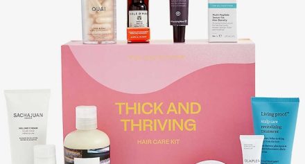 Selfridges Thick And Thriving hair care kit 2022