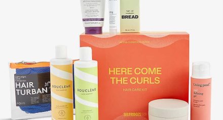 Selfridges Here Come The Curls hair care kit 2022