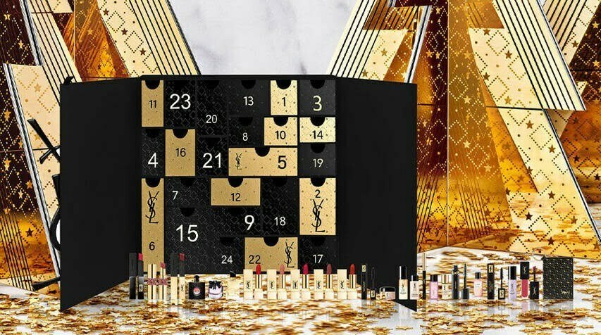 YSL Advent Calendar 2022- is it worth it, what's inside, YSL beauty rewards  