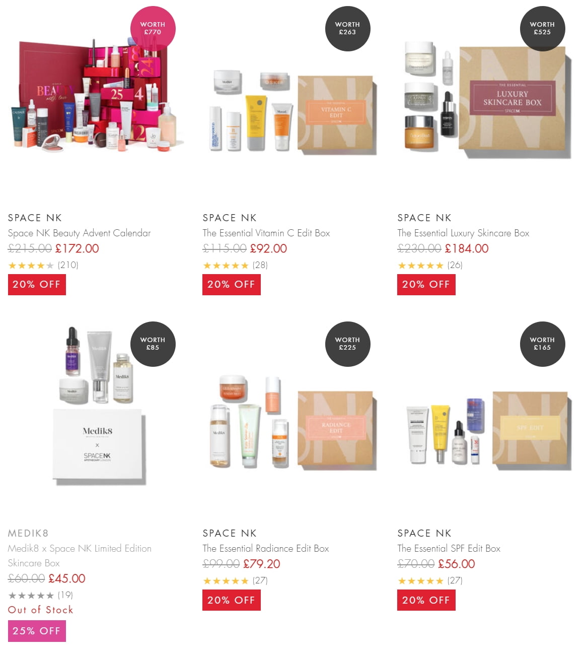 20% off Space NK Limited Beauty Boxes