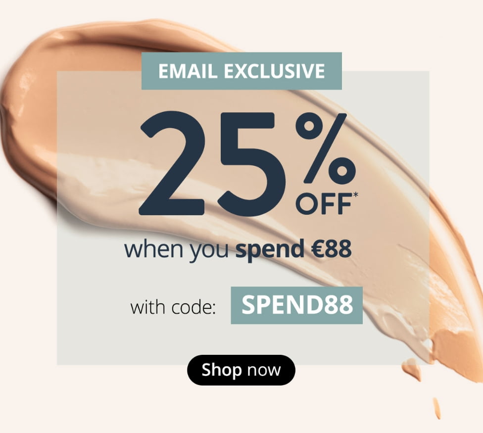 25% off selected when you spend over €88 at Feelunique