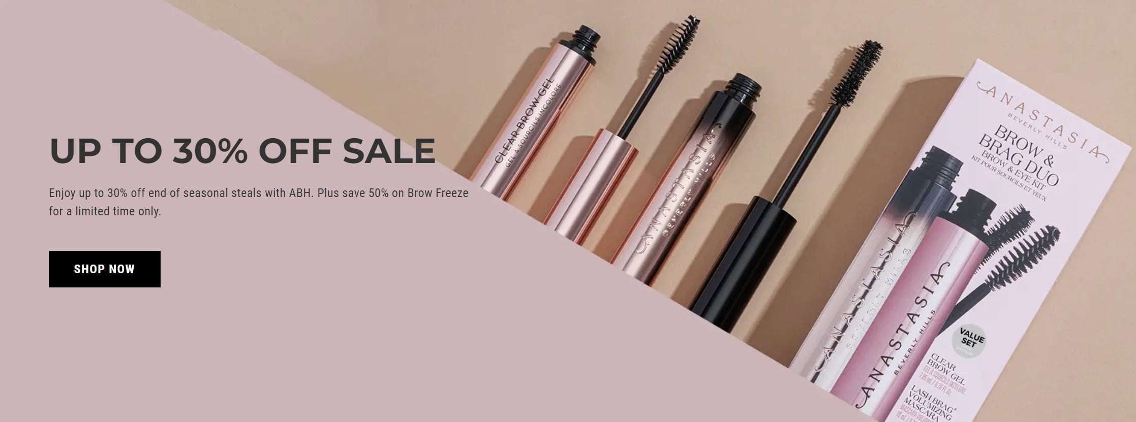 Up to 30% off End of Season Sale at Anastasia Beverly Hills