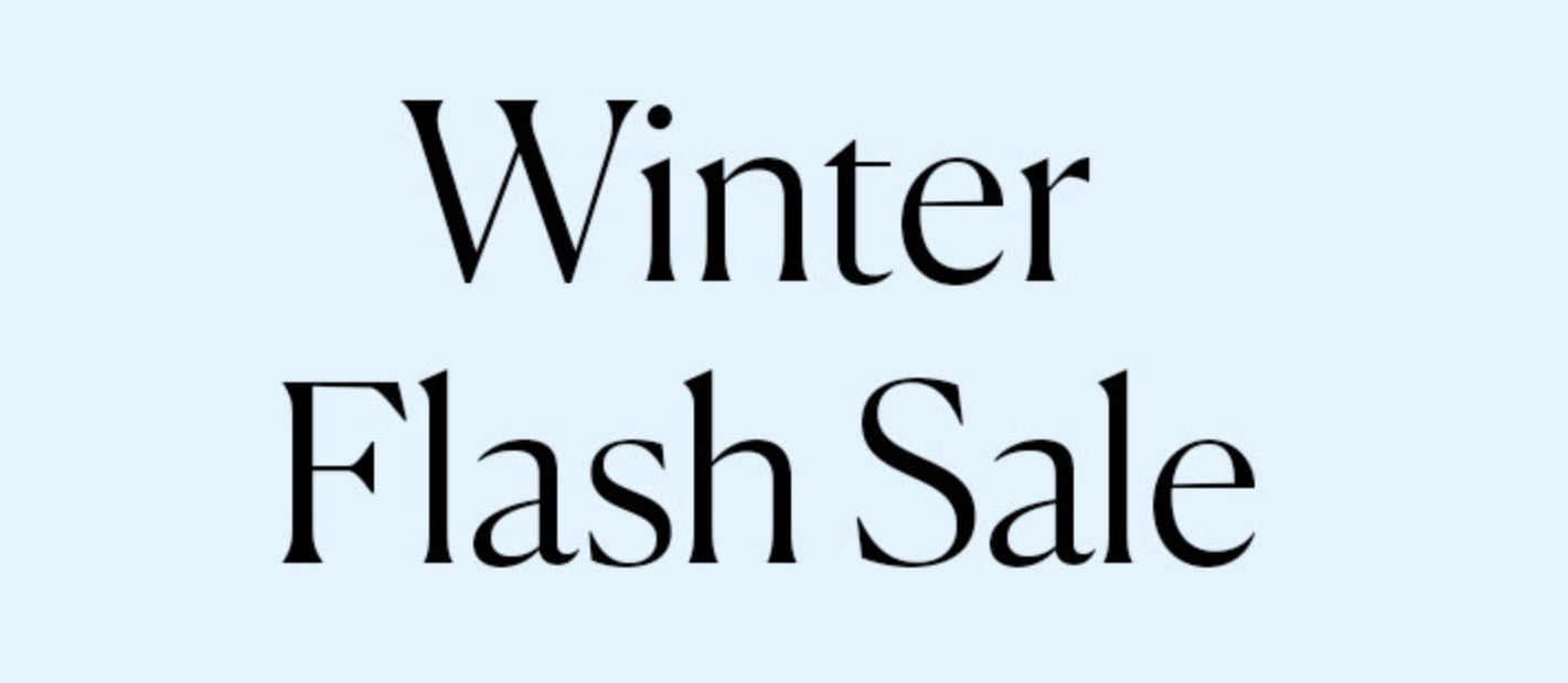 The Winter Flash Sale waiting list has just opened