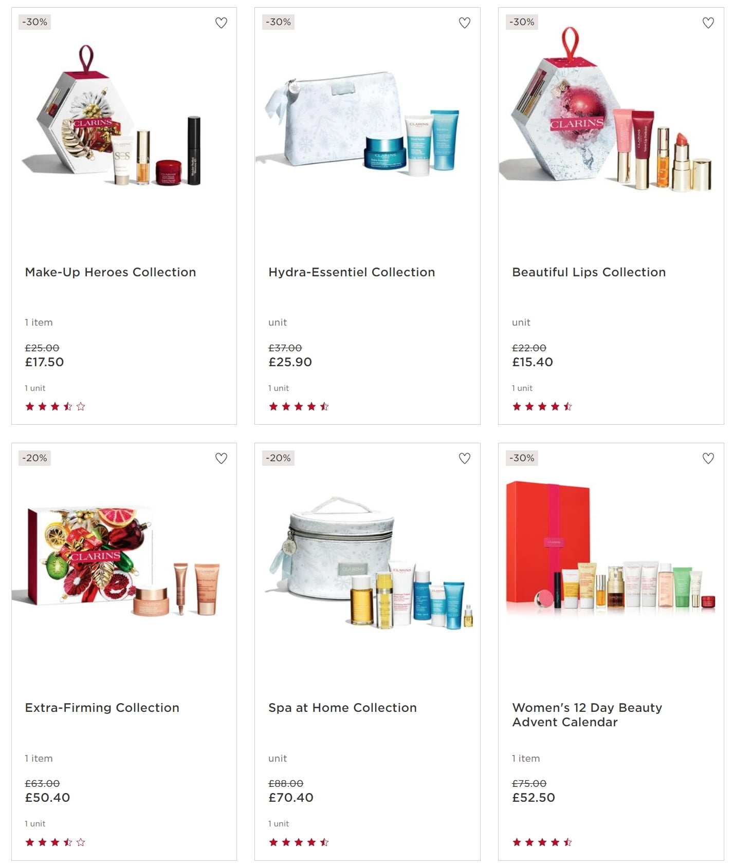 Winter Sale at Clarins: Up to 30% off a selected