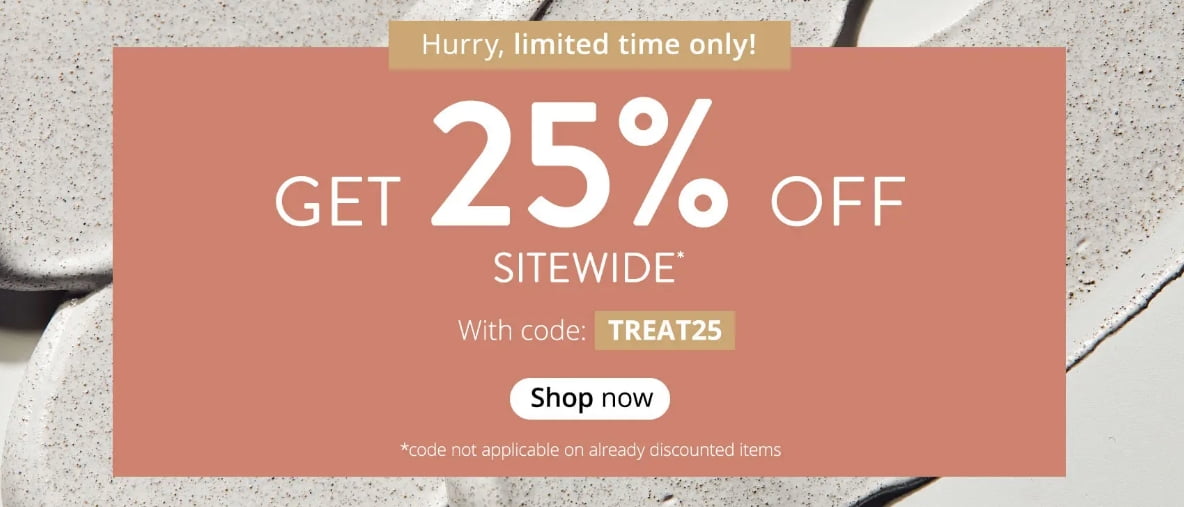 25% off sitewide at Feelunique