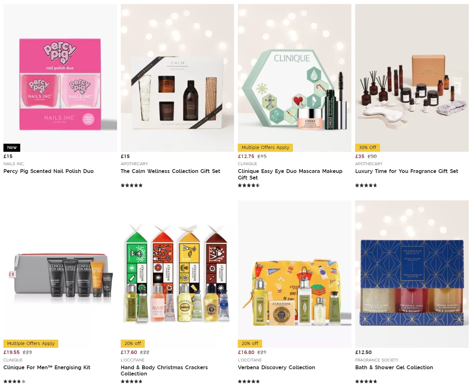 Up to 30% off selected Beauty Gifts at Marks & Spencer