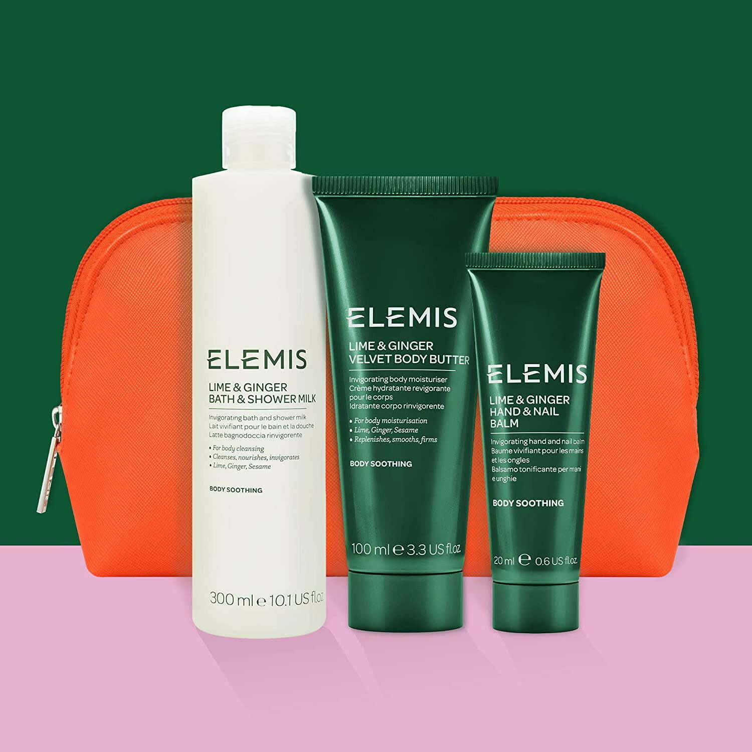 ELEMIS Lime & Ginger Body Care Trio Collection 2022