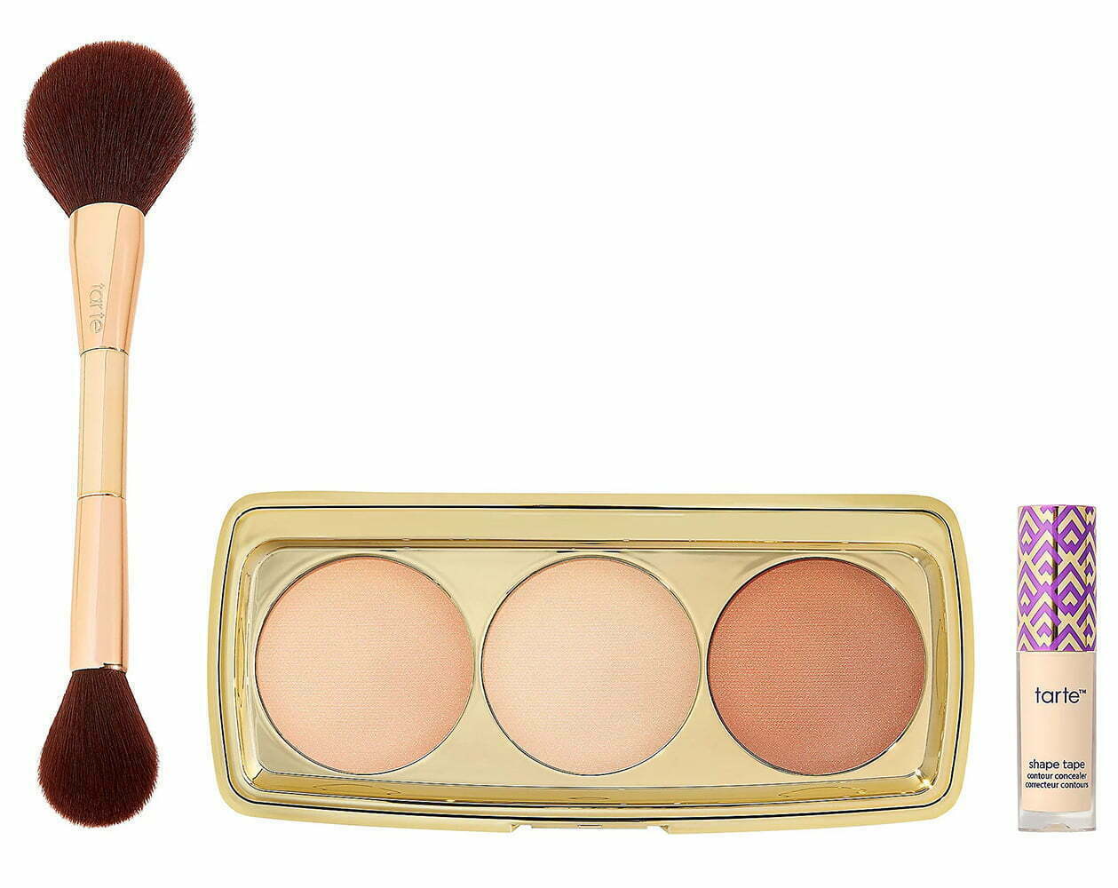 tarte Shape Tape Glow Powder Palette 3-Piece Complexion Set