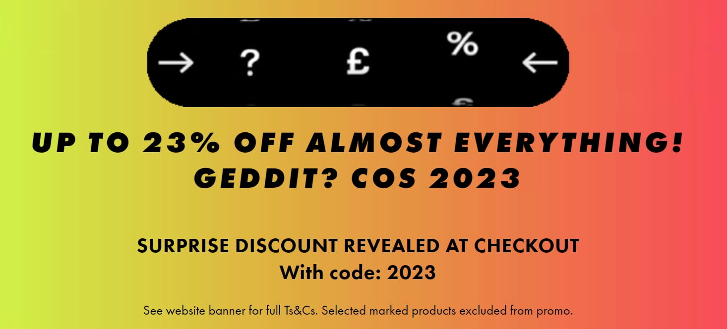 Up to 23% surprise discount at ASOS
