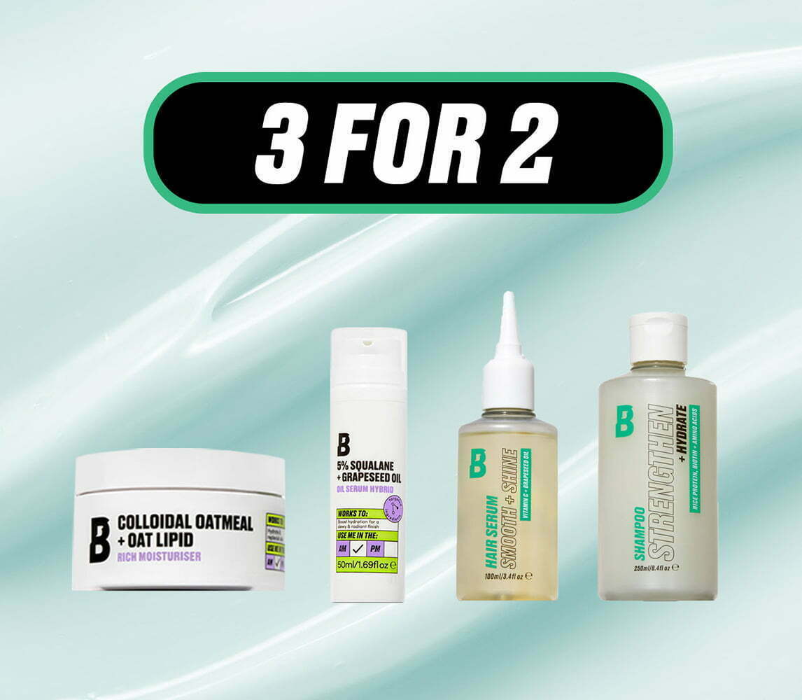 3 for 2 on BEAUTY BAY products