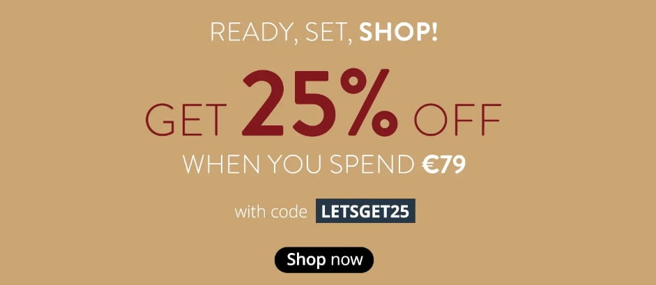 25% off (almost) everything when you spend €79 at Feelunique EU