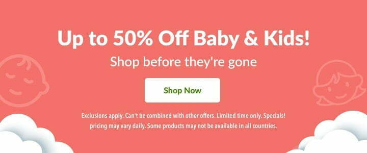 Up to 50% Baby & Kid