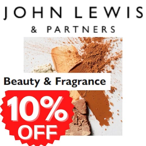 10% off Beauty & Fragrance at John Lewis
