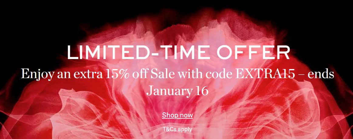 Extra 15% off at NET-A-PORTER
