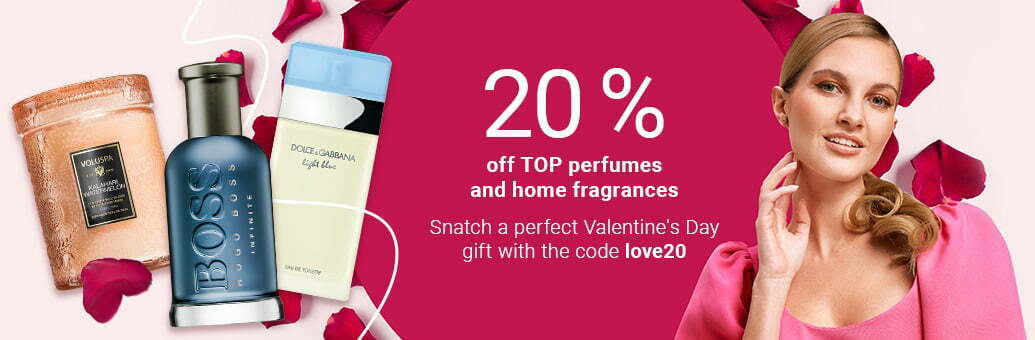 20% off selected perfumes and home fragrances at Notino