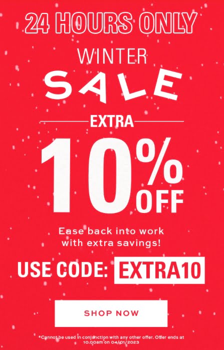 An extra 10% off at Revolution