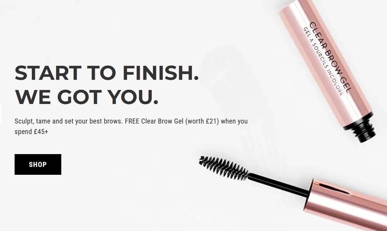Free Brow Gel (worth £22) when you spend £45 at Anastasia Beverly Hills